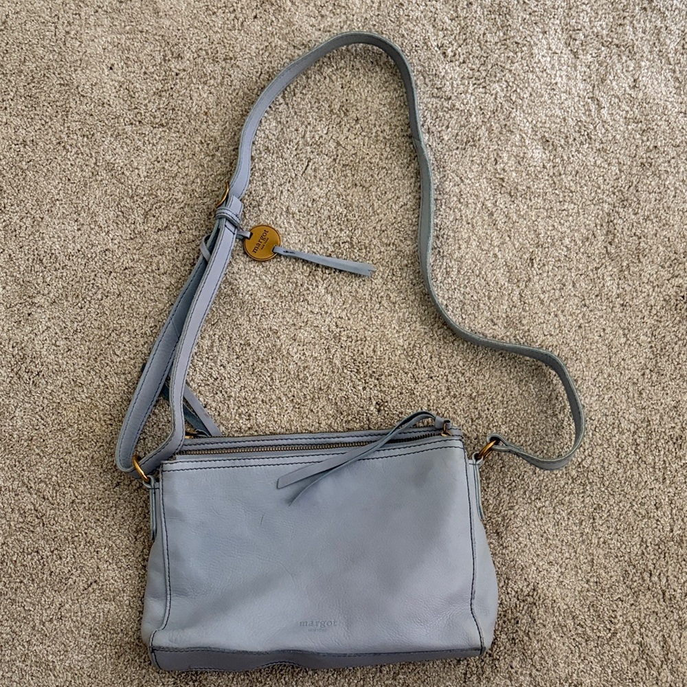 Margot Light Blue Crossbody Bag